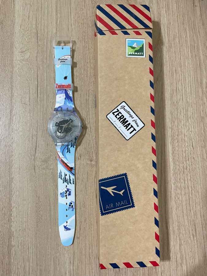 WangChiaoLing策馬特Swatch CHF100