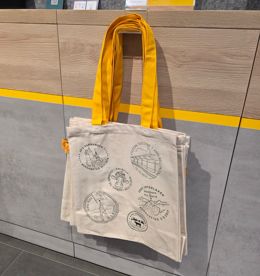 瑞士紀念品「郵局購物袋」 瑞士紀念品「郵局購物袋」