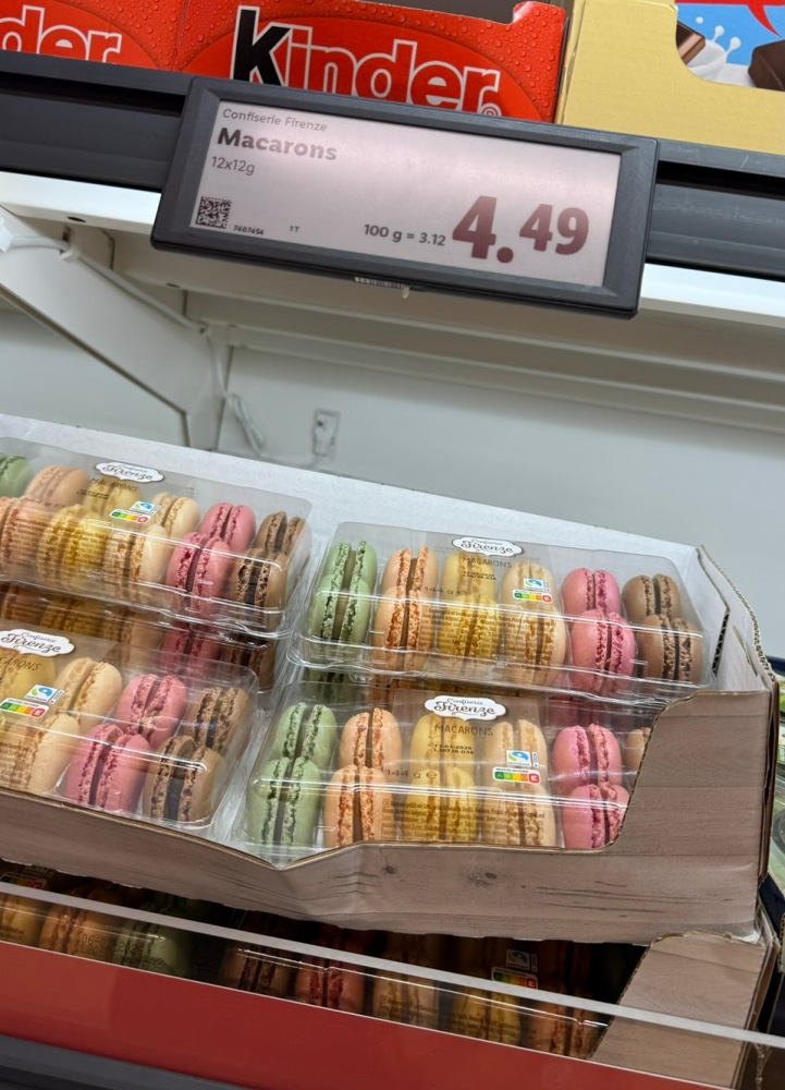 Lidl馬卡龍好便宜